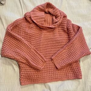BNWT Express Cowl Neck Cable Sweater